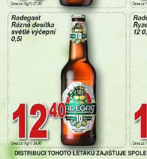 Hruška Pivo radegast rázná 10 nabídka