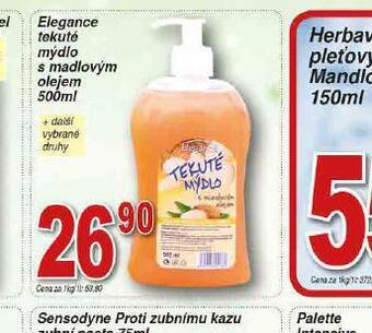 Hruška Elegance tekuté mýdlo nabídka