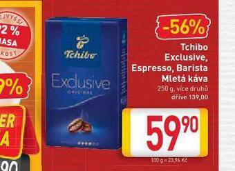 Billa Tchibo exclusive, espresso, barista nabídka