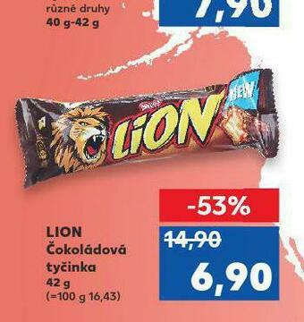 Kaufland Lion čokoládová tyčinka nabídka