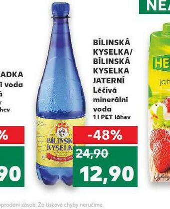 Kaufland Bílinská kyselka nabídka