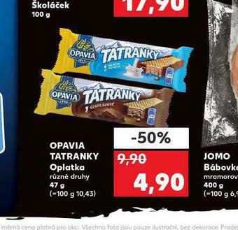 Kaufland Opavia tatranky oplatka nabídka