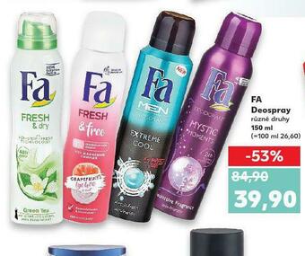 Kaufland Fa deospray nabídka