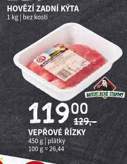 Terno Vepřové řízky plátky nabídka