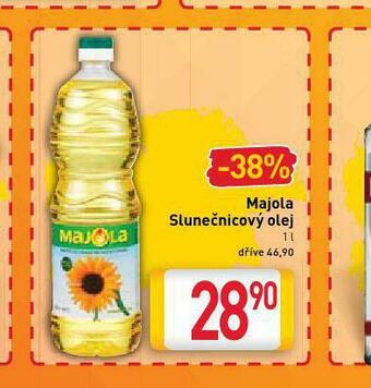 Billa Majola slunečnicový olej nabídka