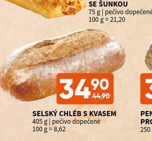 Terno Selský chléb s kvasem nabídka