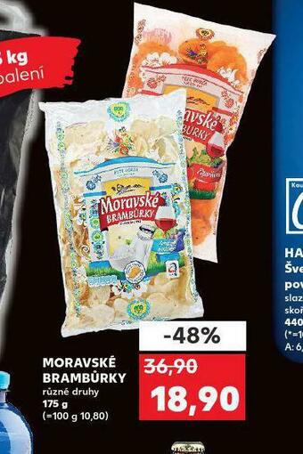 Kaufland Moravské brambůrky nabídka