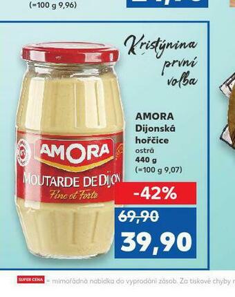 Kaufland Amora dijonská hořčice nabídka