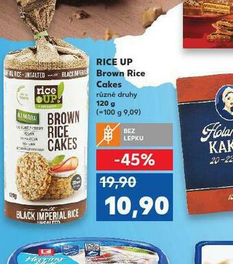Kaufland Rice up brown rice cakes nabídka