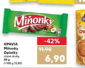 Kaufland Opavia miňonky oplatky nabídka