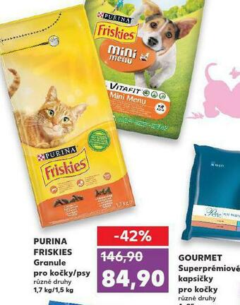 Kaufland Friskies granule pro kočky nabídka