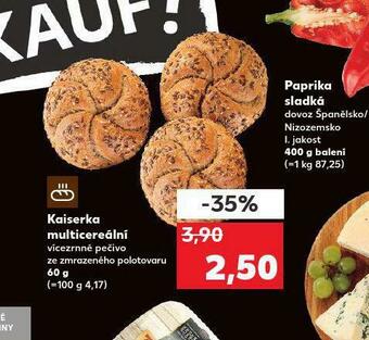 Kaufland Kaiserka multicereální nabídka