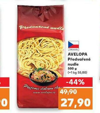 Kaufland Avelopa předvařené nudle nabídka
