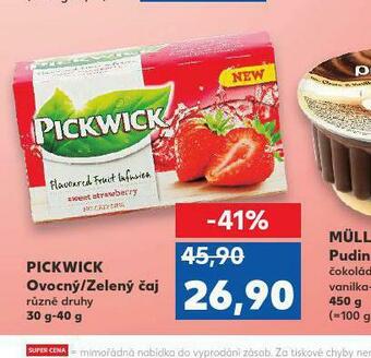 Kaufland Pickwick čaj nabídka