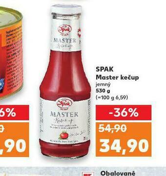 Kaufland Spak master kečup nabídka