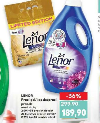 Kaufland Lenor prací prostředek nabídka