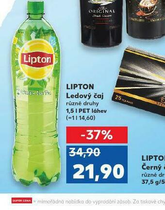 Kaufland Lipton ledový čaj nabídka