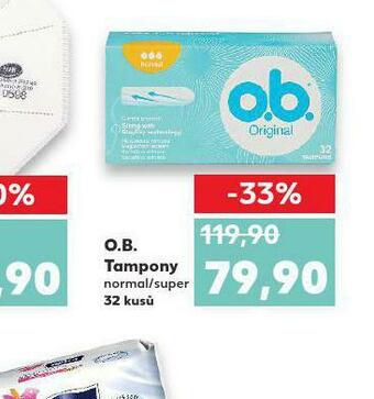 Kaufland O.b. tampony nabídka