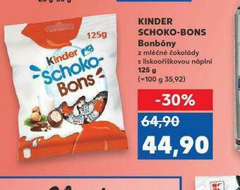 Kaufland Kinder schoko-bons bonbóny nabídka