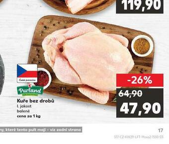Kaufland Kuře bez drobů nabídka