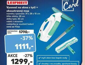Kaufland Vysavač na okna nabídka
