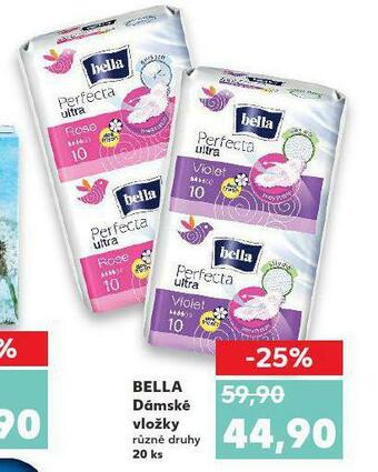 Kaufland Bella dámské vložky nabídka