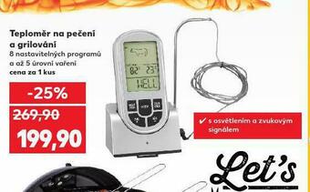 Kaufland Teloměr na pečení a grilování nabídka