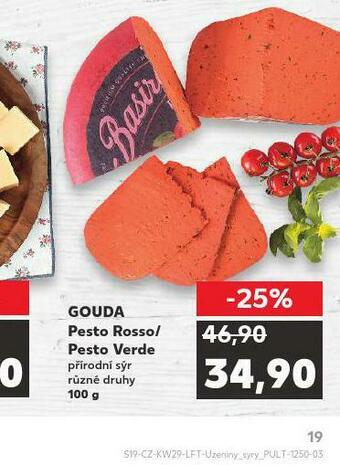 Kaufland Gouda pesto rosso / pesto verde nabídka