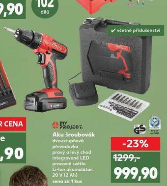 Kaufland Aku šroubovák nabídka