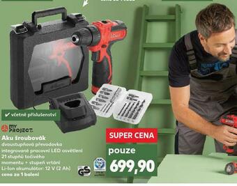 Kaufland Aku šroubovák nabídka