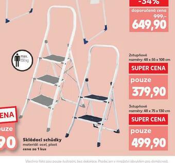 Kaufland Schůdky sklápěcí 3 stupně nabídka