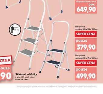 Kaufland Schůdky sklápěcí 2 stupně nabídka