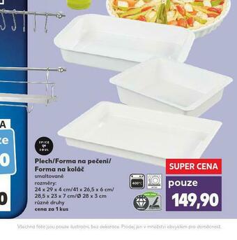 Kaufland Plech / dorma na pečení / forma na koláč nabídka