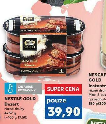Kaufland Nestlé gold dezert nabídka