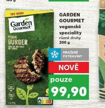 Kaufland Garden gourmet vegetariánské / veganské speciality nabídka