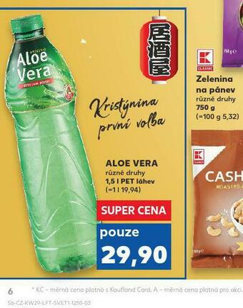 Kaufland Aloe vera nabídka