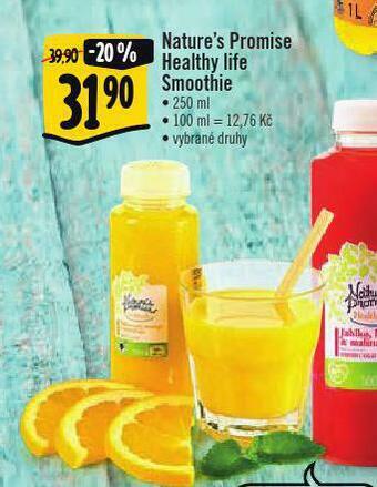 Albert Nature´s promise healthy life smoothie nabídka