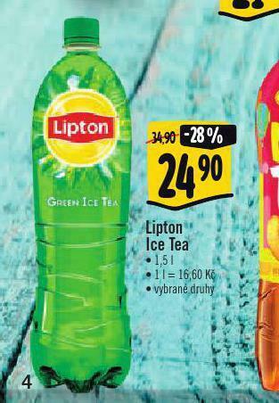 Albert Lipton ice tea nabídka
