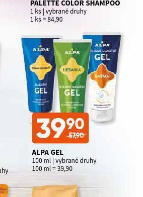 Terno Alpa gel nabídka