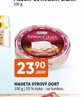 Terno Madeta sýrový dort nabídka