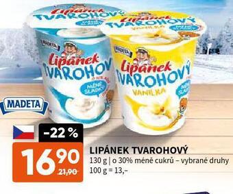 Terno Lipánek tvarohový nabídka