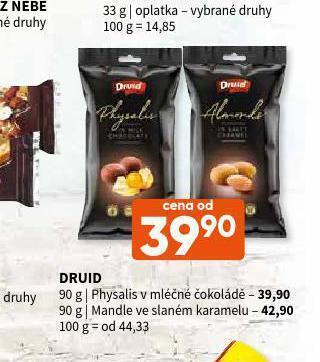 Terno Druid mandle ve slaném karamelu nabídka