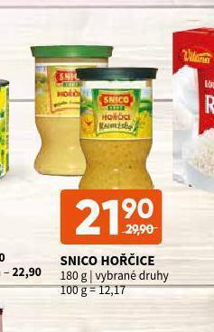 Terno Snico hořčice nabídka