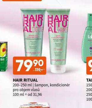 Terno Hair ritual šampon, kondicioner nabídka