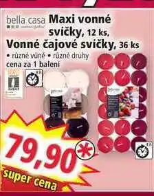 Norma Bella casa maxi vonné svíčky, 12 ks nabídka