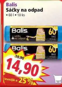 Norma Balis sáčky na odpad .60 l 10 ks nabídka
