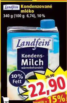 Norma Landfein kondenzované mléko 340 g nabídka