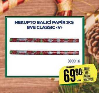 Tamda Foods Nekupto balicí papír 1ks bve classic nabídka