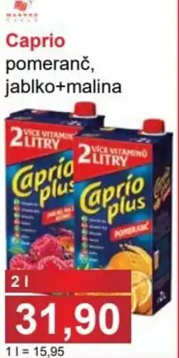 Jip Caprio pomeranč, jablko+malina 2l nabídka