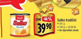 Albert Salko tradiční nabídka